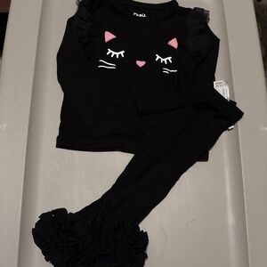 Little Sleepies Posh Peanut 2T cat Halloween